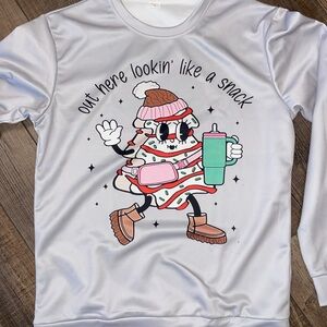 New.  Out Here Lookin Like a Snack Long sleeve shirt